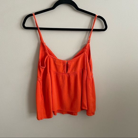 ASOS Orange Tank Top Size 8 - Picture 3 of 6
